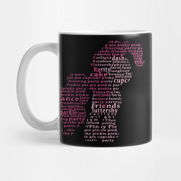 My Little Pony - Pinkie Pie Typography by SSXVegeta